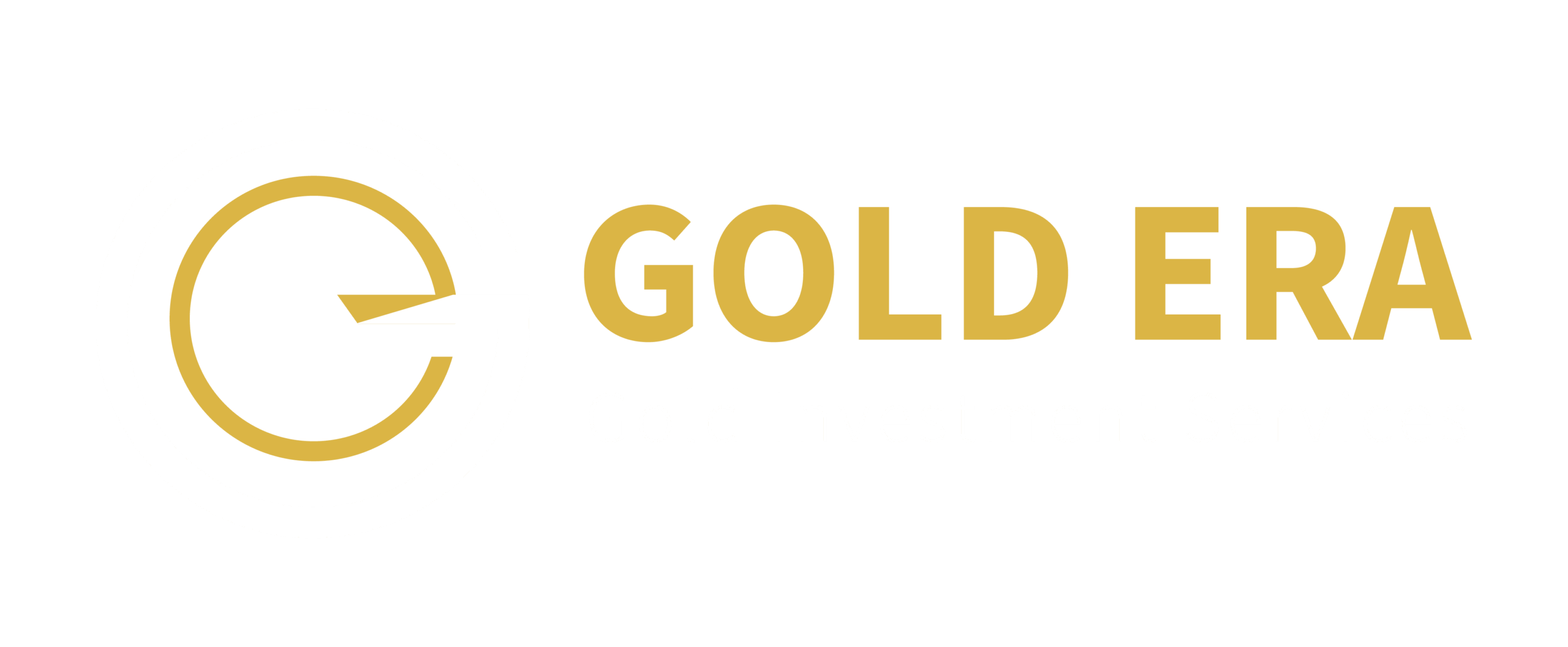 Gold Era White Logo